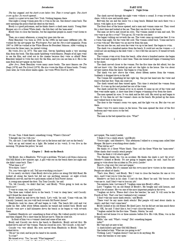 Jaws | PDF