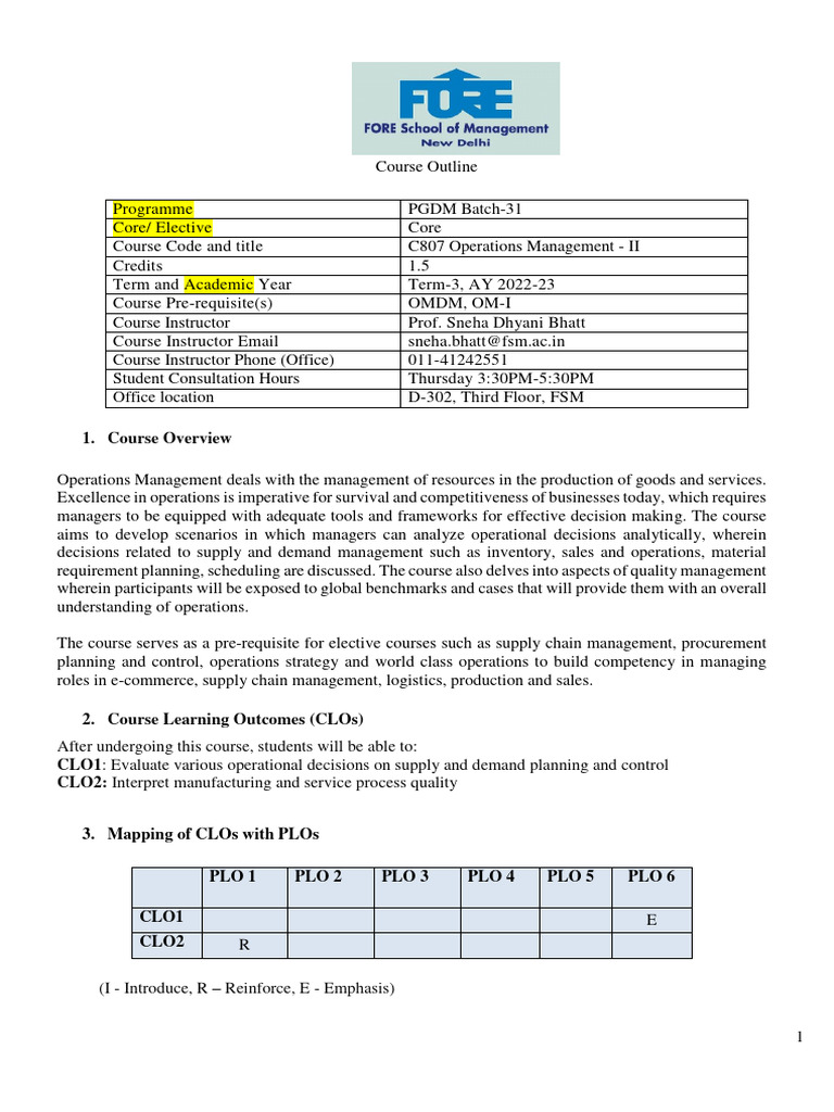 Operations management visual data 3