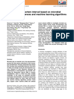 Predicting Postmortem Interval Based On Microbial