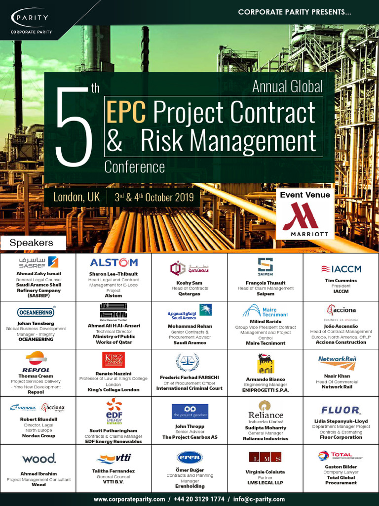 Agenda 5th Epc Summit London Pdf Procurement Payments