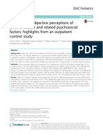 Adolescents Subjective Perceptions of Chronic Disease and Related Psychosocial Factors