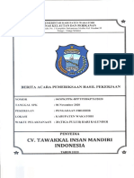 Pho Pengadaan Freezer DKP Tahun 2020