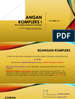 Bilangan Kompleks I - Sifat Operasi