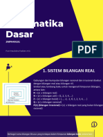 Sistem Bilangan Real