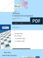 Web Site Content Development
