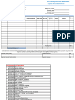 Reconciliation Form (Procurement Department)