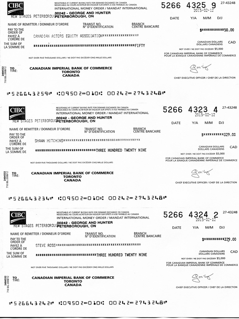 Cheque Batch | PDF