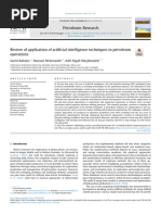 Review of Application of Artificial Intelligence Techniques in Petroleum