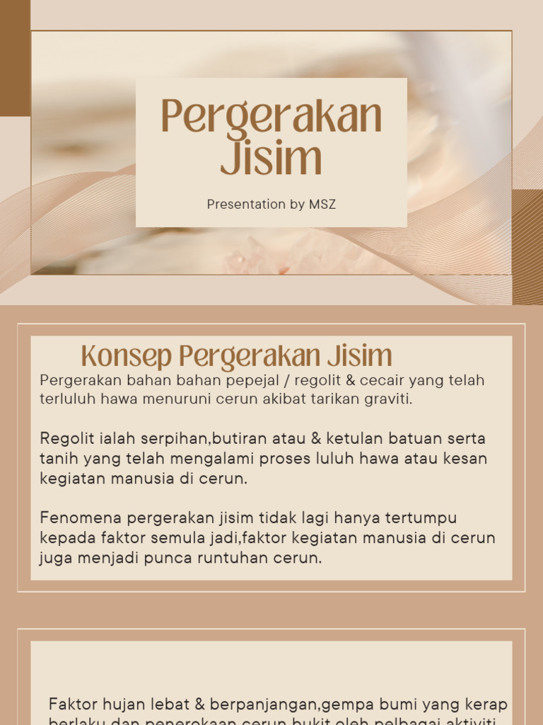 Pergerakan Jisim | PDF