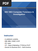 ISN180300 Computer Forensics Investigation