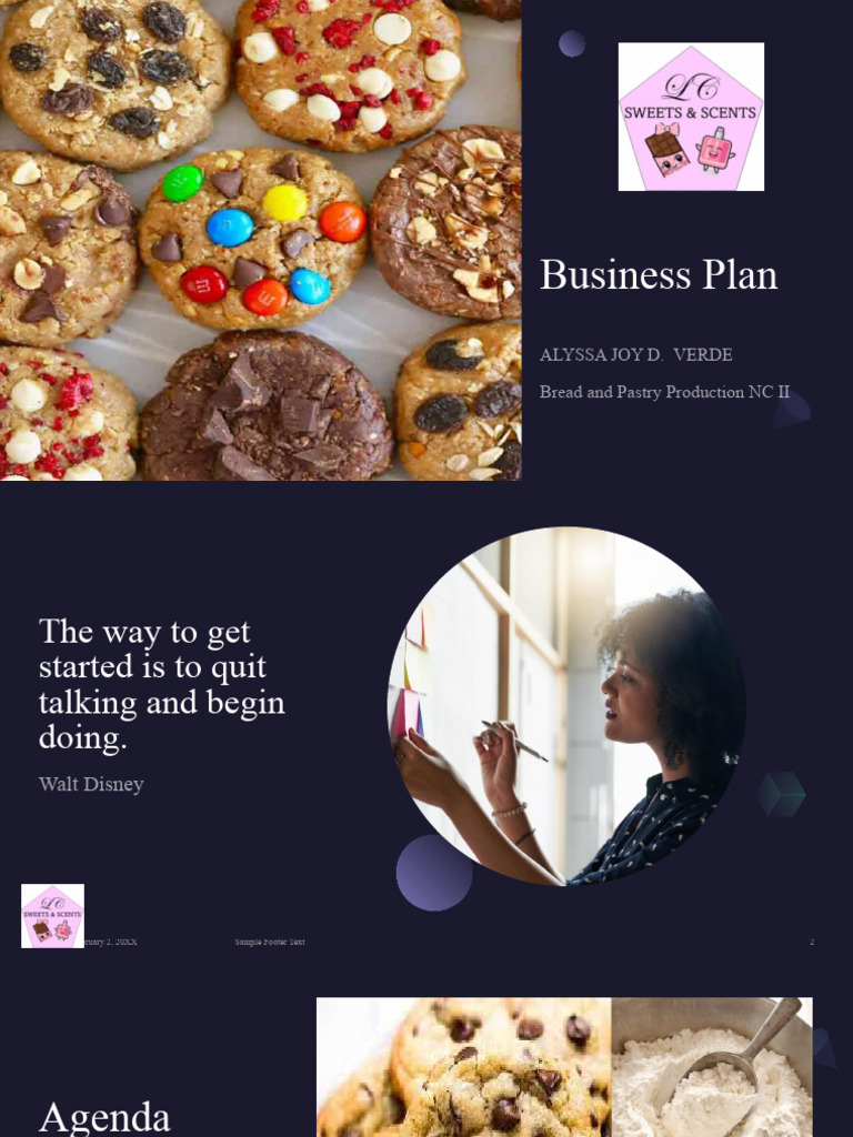 Business Plan Chocolate Chip Cookies PDF Baking Chocolate