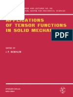 Applications of Tensor Functions in Solid Mechanics