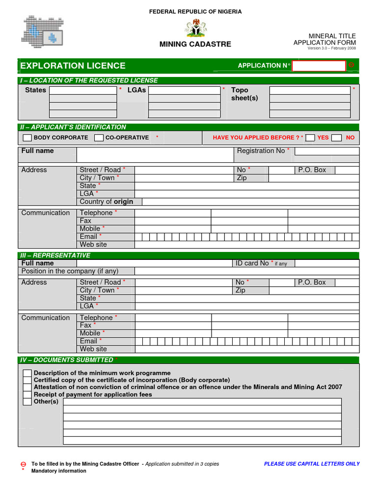 Applications Forms 2 EL B | PDF | Identity Document | Government