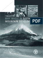 Sustainable Mountain Development: Why Invest in ?