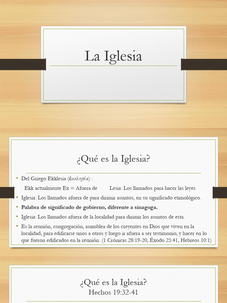 Significado y Naturaleza de la Iglesia | PDF | Iglesia cristiana ...