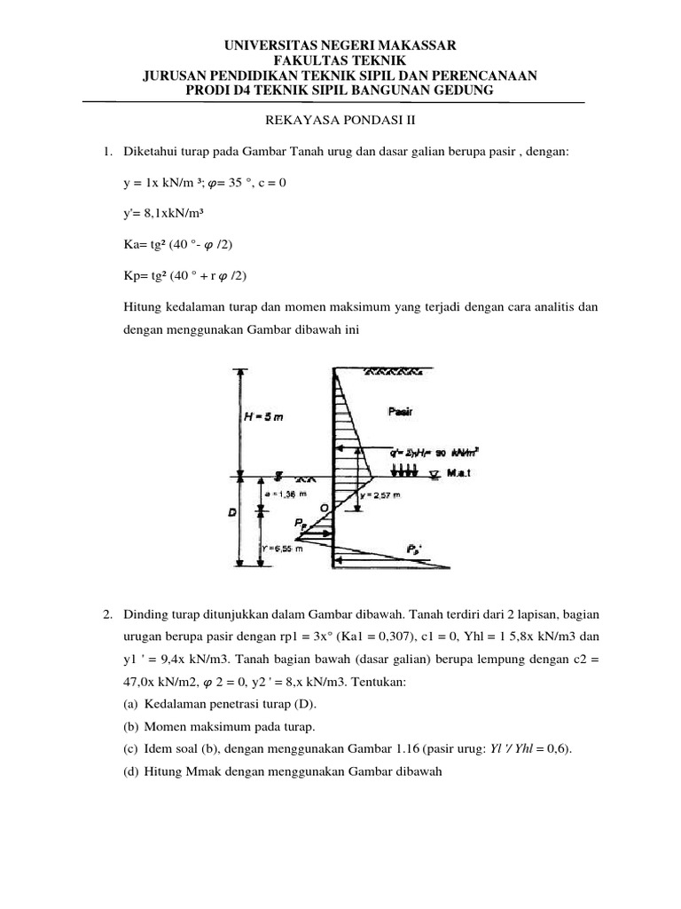 Tugas Besar Rekayasa Pondasi 2 Pdf