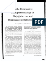 On The Comparative Ethnopharmacology of Malpighiaceous and Myristicaceous Hallucinogens