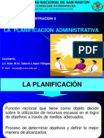 La Planificacion Administrativa: Curso: Administracion Ii