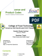 FSSAI License and Product Codes: A Discussion On Legalising A Food Business Operation