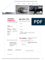 TOYOTA COROLLA 2.0 XEI 16V FLEX 4P AUTOMÁTICO - WebMotors - 45749279 - 85.000,00