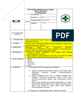 Sop Teknik Pengelolaan Limbah Medis Imunisasi