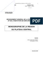 Monographie Plateau Central