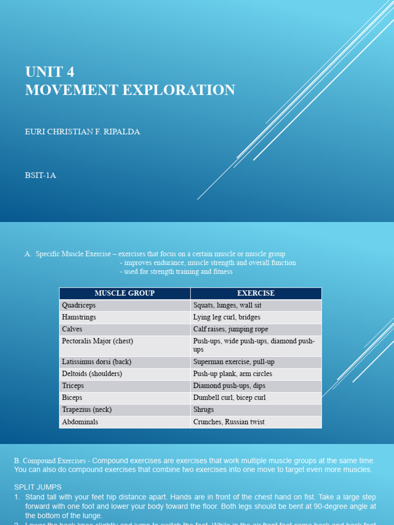 Movement | PDF | Wellness
