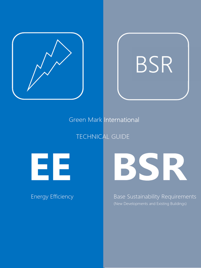 4 Green Mark International Technical Guide For Ee and BSR PDF