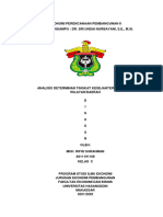 Analisis Determinan Tingkat Kesejahteraan Suatu Wilayah/daerah