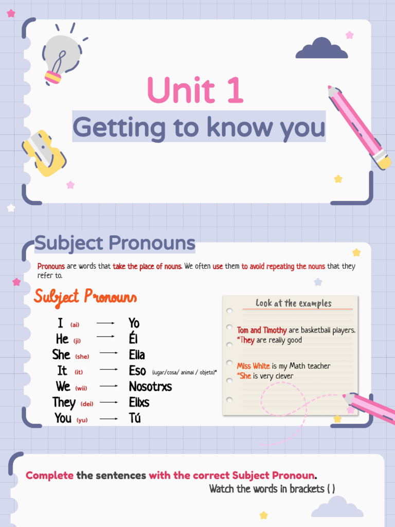C2 Unit 1 Getting To Know You | PDF | Language Mechanics | Morphology