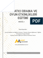 Erken Yaşta Yaratici Drama Eği̇tmenli̇ği̇ Modül 1