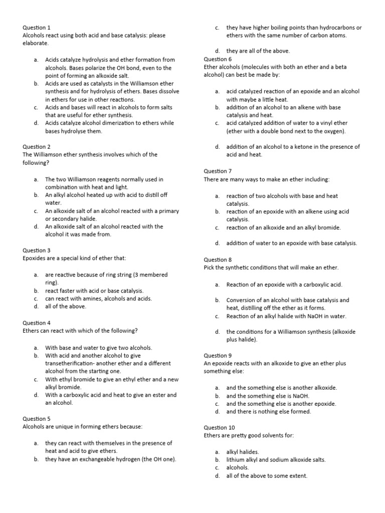 OChem II 137 Items | PDF | Science & Mathematics | Technology & Engineering