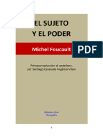 Michel Foucault - El Sujeto y El Poder - Subrayado