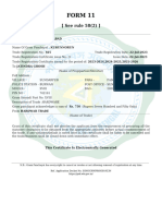 P&RD Certificate
