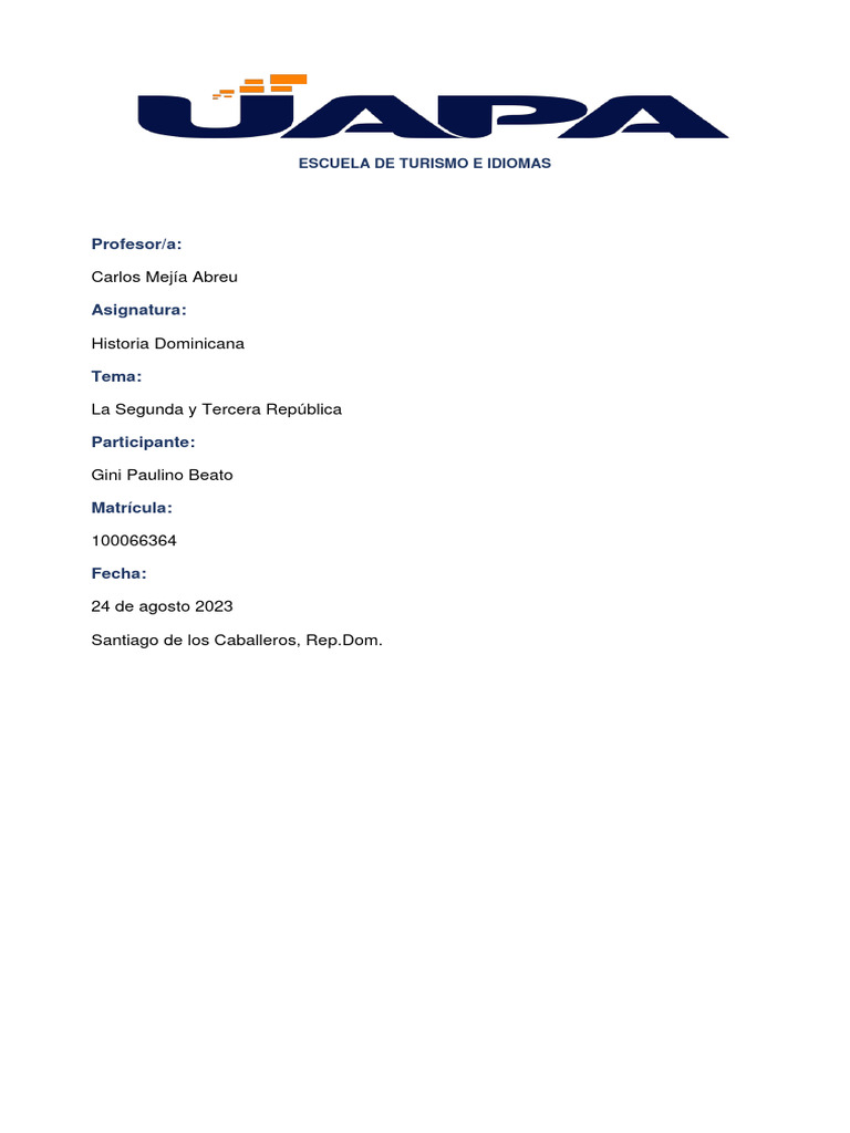 Historia Dominicana PDF