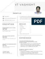 Prashant's Resume