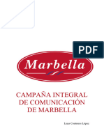 Plan de Comunicación Integral de Marbella S.A.