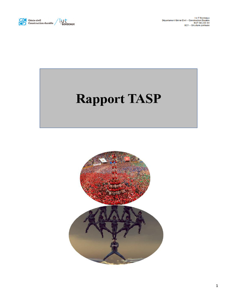 Rapport TASP | PDF | Pont | Toit
