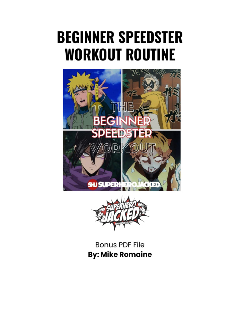 Top Ten Naruto Inspired Workout Routines – Superhero Jacked