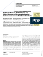 DHA, Inflammatory Markers and Clinical Outcomes. Ann Nutr Metab 2016 - 2