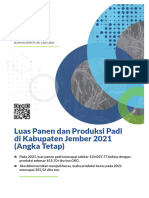 BPS Kab Jember - Angka Tetap Luas Panen Dan Produksi Padi Di Kabupaten Jember 2021