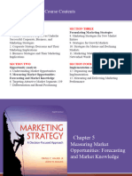 5, Measuring Market Opportunities - Forecasting and Market Knowledge