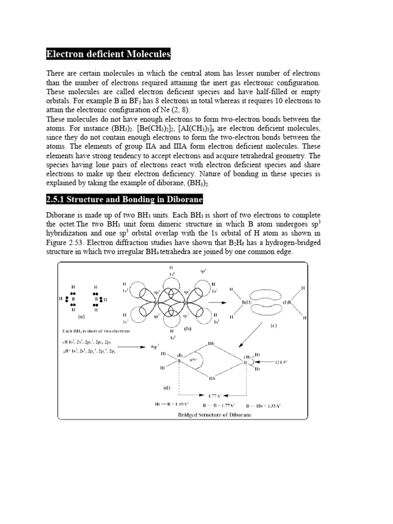 Understanding Electron Deficient Molecules | PDF | Technology & Engineering