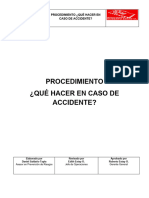 PTS - 004 Procedimiento Que Hacer en Caso de Accidente