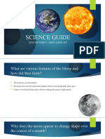 Science Guide Earth, Moon and Sun