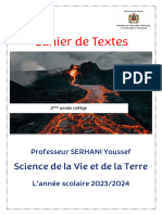 Cahier de Textes