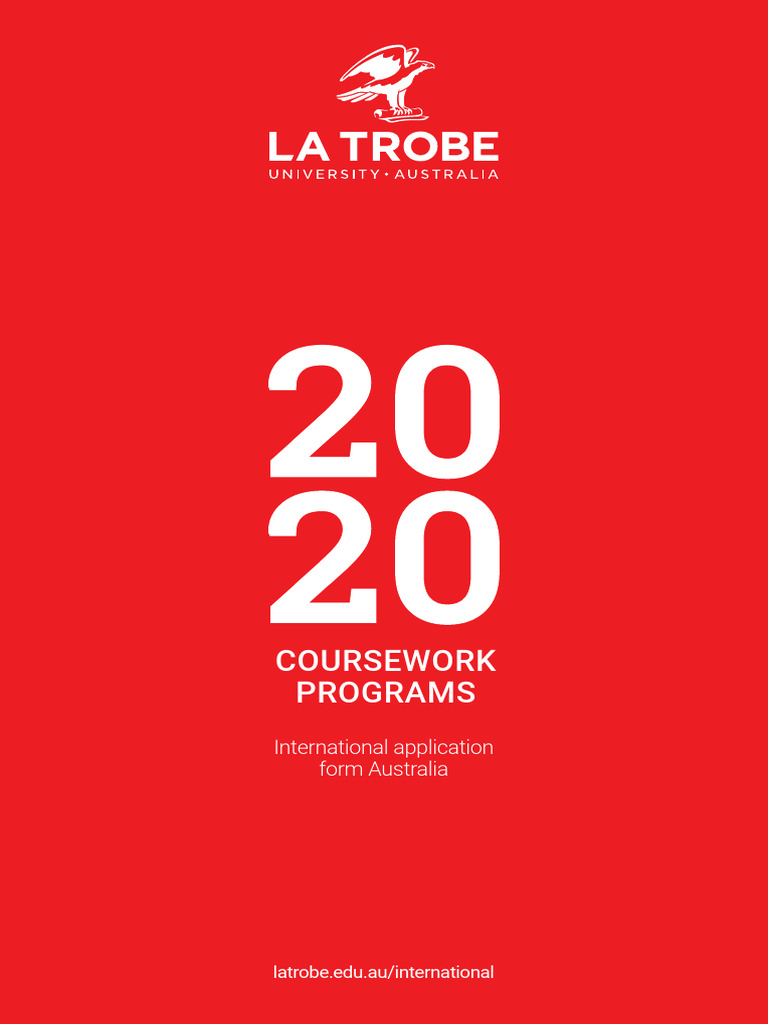 La Trobe Application Form 2020 PDF Travel Visa University And