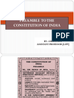 Preamble To The Constitution of India