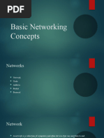 Basic Networking Concepts