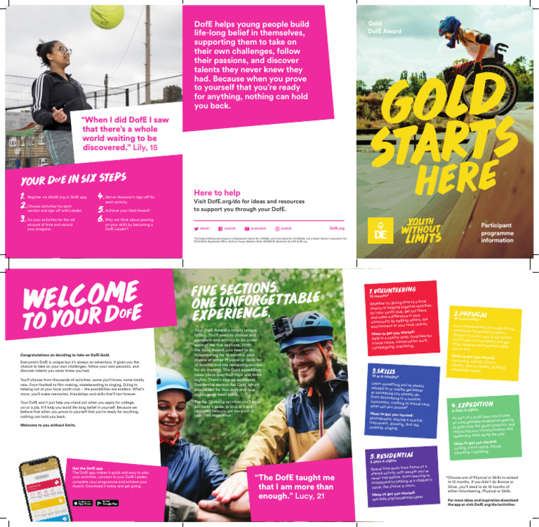 Programme leaflet 6pp gold eng 2021 v2 pdf united kingdom awards
